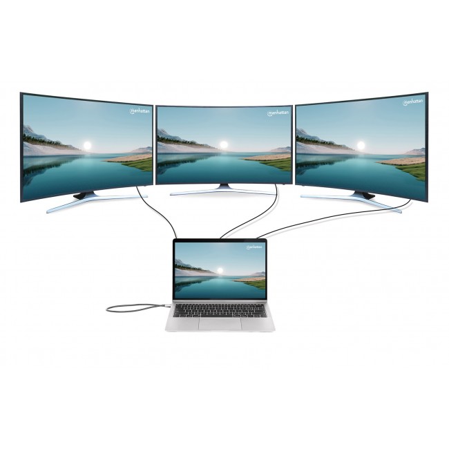 Docking Station 12-in-1 4K HDMI DP USB-A