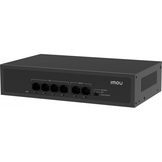Switch Imou SF106P 6-Portowy 4x PoE 2x Uplink Switch Imou SF106P 6-Portowy 4x PoE 2x Uplink