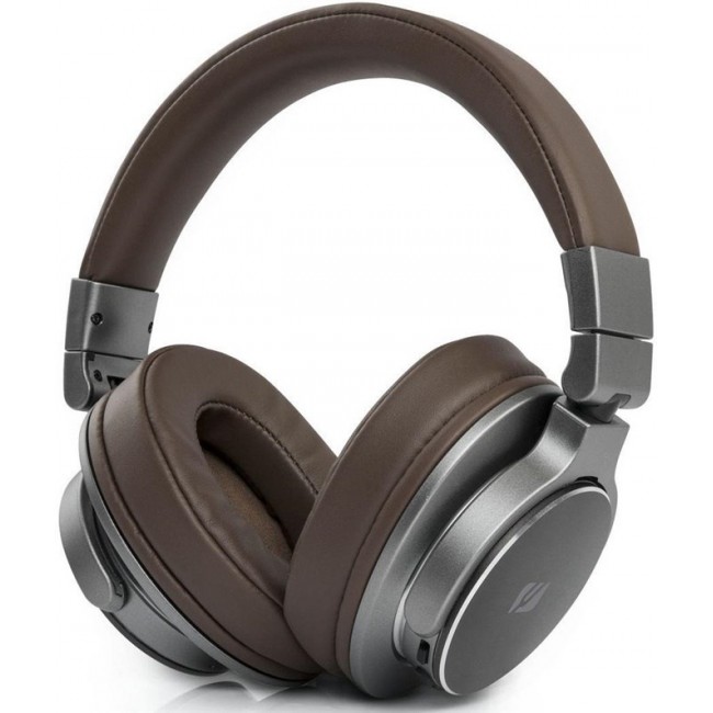 Muse M-278 BT Headset Wireless Head-band Micro-USB Bluetooth Brown, Silver