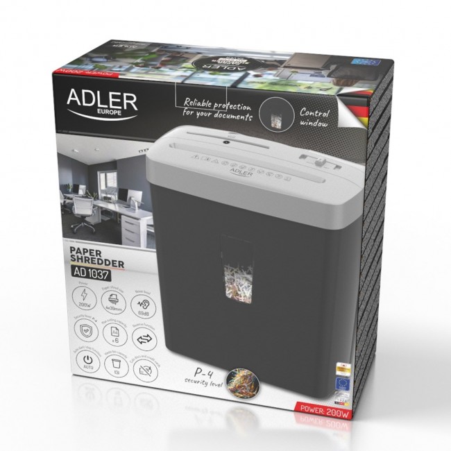 Paper shredder ADLER AD 1037 Silver