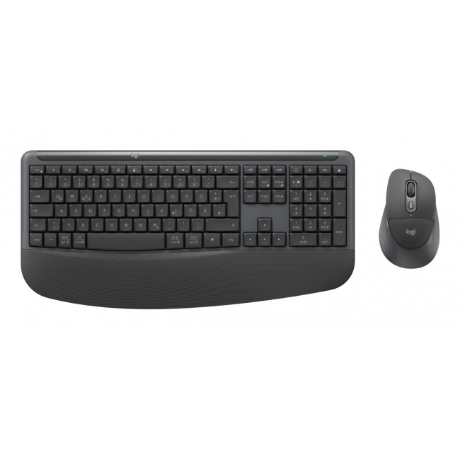 Logitech Signature Comfort Plus Combo MK880 for Business keyboard Mouse included Universal USB + Bluetooth QWERTZ German Graphite Logitech Signature Comfort Plus Combo MK880 for Business keyboard Mouse included Universal USB + Bluetooth QWERTZ German Graphite