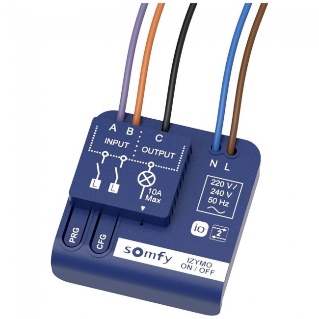 SOMFY 1822649 Unterputz-Empf nger Licht An/Aus io
