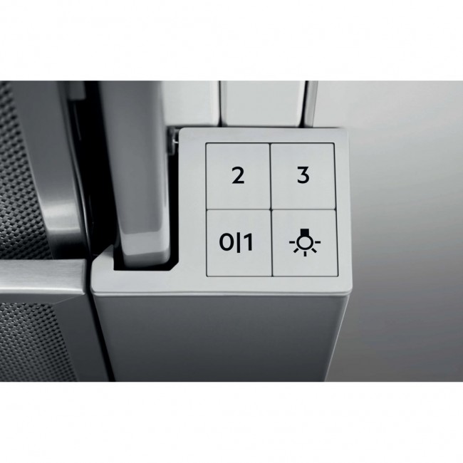 Electrolux LFP326S Semi built-in (pull out) Grey, Stainless steel 410 m /h