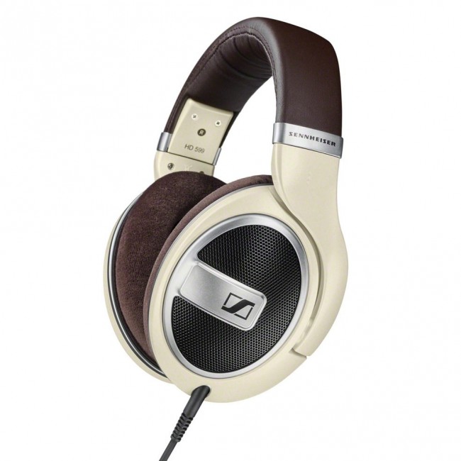 Sennheiser HD 599 Headphones Head-band Brown,Ivory