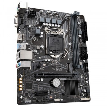 Gigabyte H510M H V2 Motherboard - Supports Intel Core 11th CPUs, up to 3200MHz DDR4 (OC), 1xPCIe 3.0 M.2, GbE LAN, USB 3.2 Gen 1