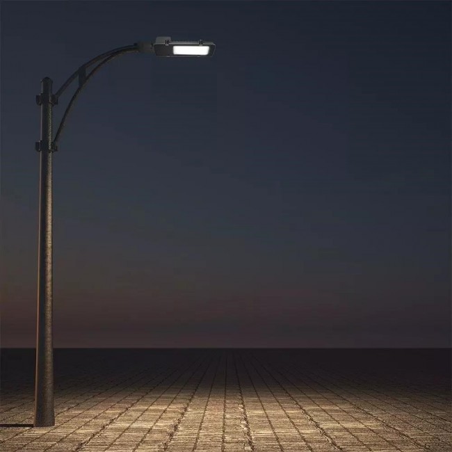 LED street luminaire V-TAC VT-100ST 50W SAMSUNG CHIP 4000K 10000lm (SKU 215291) Grey LED street luminaire V-TAC VT-100ST 50W SAMSUNG CHIP 4000K 10000lm (SKU 215291) Grey