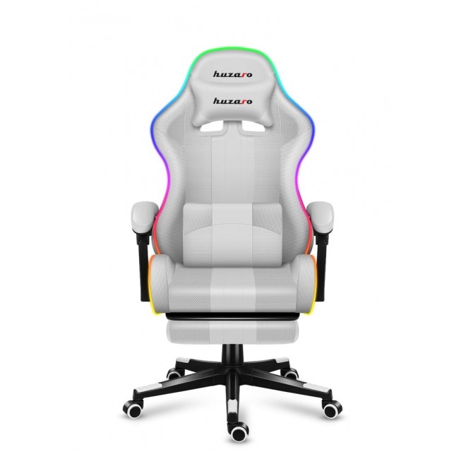 HUZARO FORCE 4.7 RGB White GAMING CHAIR HUZARO FORCE 4.7 RGB White GAMING CHAIR