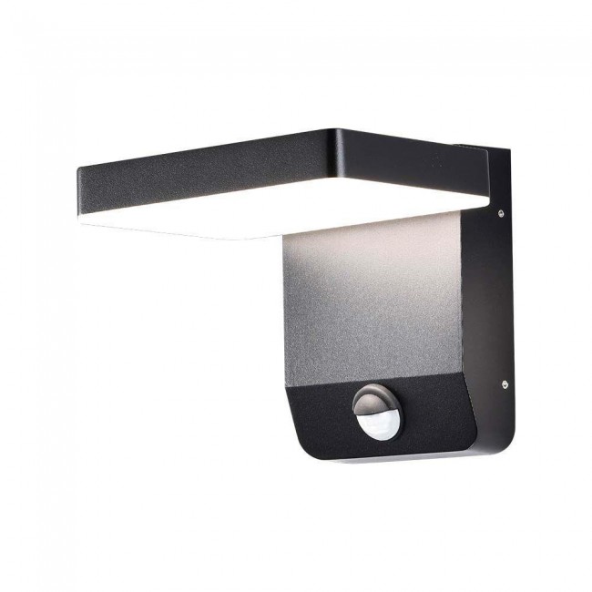 Projector V-TAC 17W Fa ade Luminaire Motion Sensor Black IP65 VT-11020-150-B 4000K 2580lm Projector V-TAC 17W Fa ade Luminaire Motion Sensor Black IP65 VT-11020-150-B 4000K 2580lm