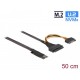 DeLOCK M.2 Key M to U.2 SFF-8639 NVMe Adapter with 50 cm cable