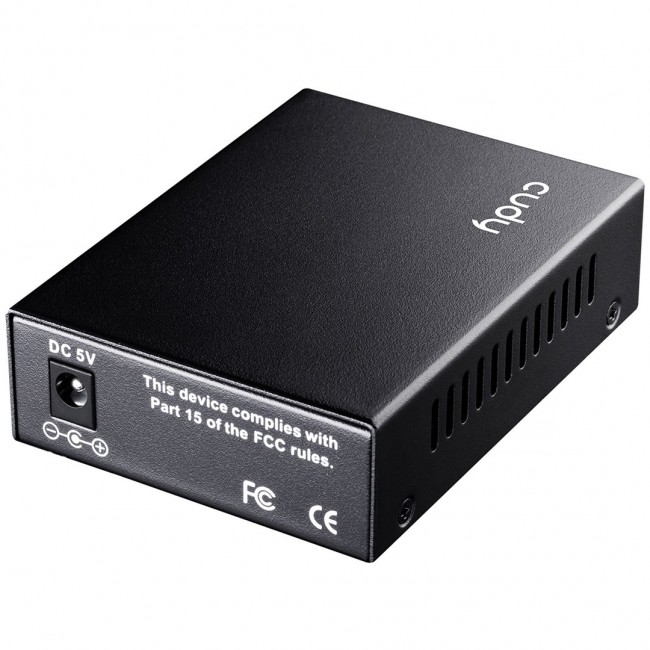 Cudy MC100GSA-20 network media converter 1000 Mbit/s 1310 nm Single-mode Black Cudy MC100GSA-20 network media converter 1000 Mbit/s 1310 nm Single-mode Black