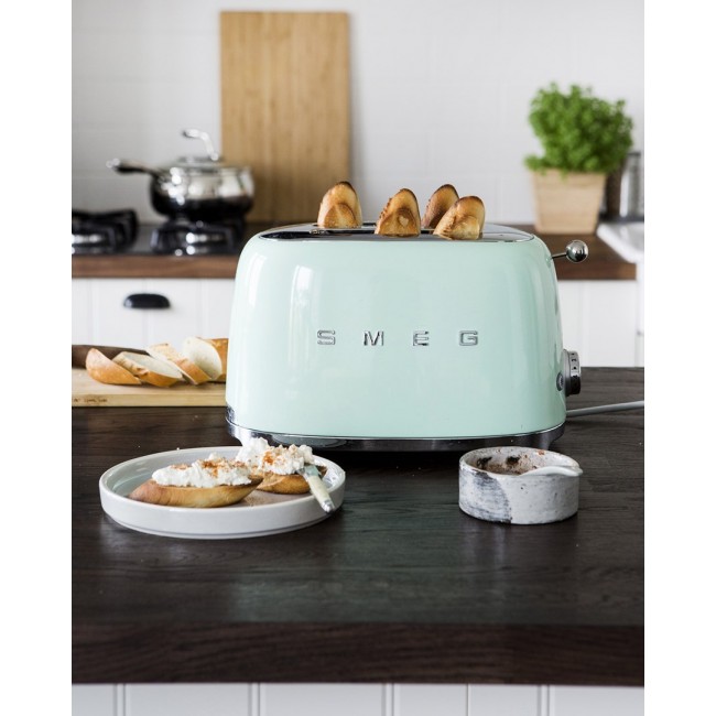 Smeg 50's Style Toaster TSF01PGEU Pastel Green Smeg 50's Style Toaster TSF01PGEU Pastel Green