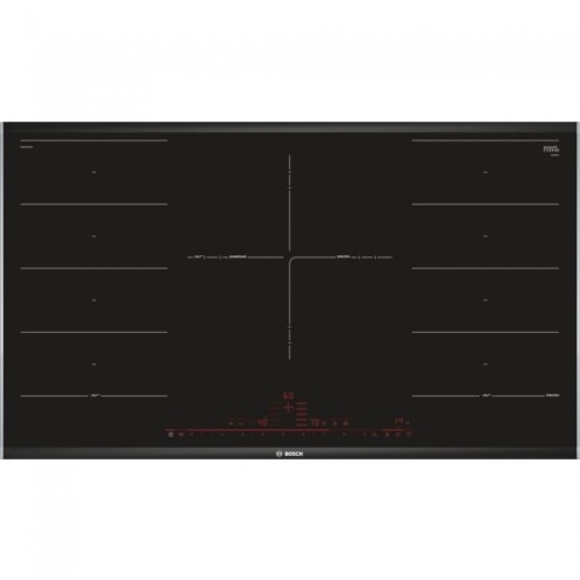 Bosch Serie 8 PXV975DC1E hob Black Built-in 90 cm Zone induction hob 5 zone(s)