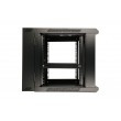 Extralink Rackmount cabinet 12U 600x600 AZH Black wall mounted, swing type