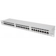 INTELLINET 24-Port Cat6a Patchpanel FTP 1HE grau