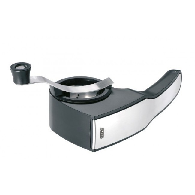 GEFU 19060 manual grater/spiralizer Rotary grater Black, Stainless steel