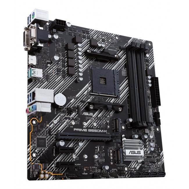 ASUS PRIME B550M-K AMD B550 Socket AM4 micro ATX ASUS PRIME B550M-K AMD B550 Socket AM4 micro ATX