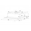 Telescopic hood MAAN Corona G 60 315 m3/h, White Telescopic hood MAAN Corona G 60 315 m3/h, White
