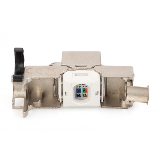 Digitus CAT 6A Keystone module, shielded with intelligent cable manager, set (24 pieces)