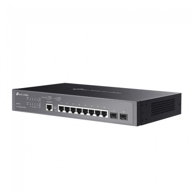 TP-Link Omada 8-Port Gigabit L2+ Managed Switch with 2 SFP Slots TP-Link Omada 8-Port Gigabit L2+ Managed Switch with 2 SFP Slots