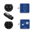 Akyga AK-SC-E22 Ladekabel-Adapter [1x Tesla Buchse - 1x GB/T (20234.2-2015) Stecker] 1 0 m