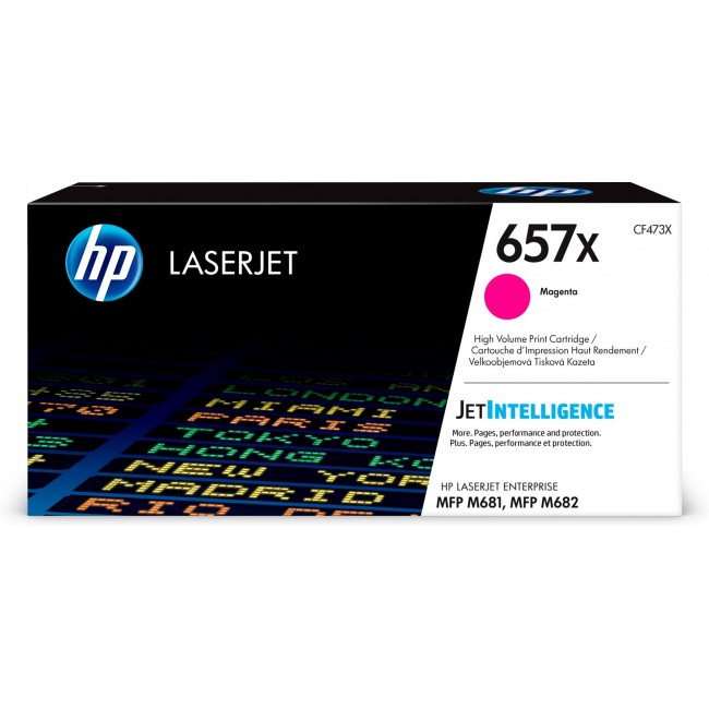 HP 657X High Yield Magenta Original LaserJet Toner Cartridge