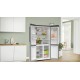 Bosch Serie 4 KFN96VPEA side-by-side refrigerator Freestanding 605 L E Stainless steel Bosch Serie 4 KFN96VPEA side-by-side refrigerator Freestanding 605 L E Stainless steel