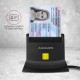 Axagon CRE-SM2 smart card reader Indoor USB USB 2.0 Black Axagon CRE-SM2 smart card reader Indoor USB USB 2.0 Black