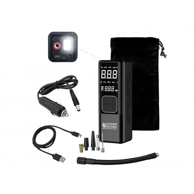 3-in-1 cordless compressor K NNER&S HNEN KS P20 Black