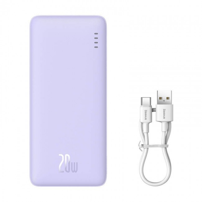 Baseus Airpow Lithium polymer power bank 10000 mAh 20 W Purple