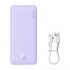 Baseus Airpow Lithium polymer power bank 10000 mAh 20 W Purple