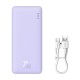 Baseus Airpow Lithium polymer power bank 10000 mAh 20 W Purple