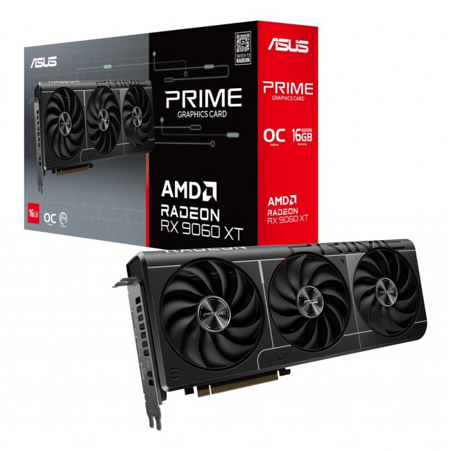ASUS Prime Radeon RX 9060 XT O16G AMD 16 GB GDDR6 ASUS Prime Radeon RX 9060 XT O16G AMD 16 GB GDDR6