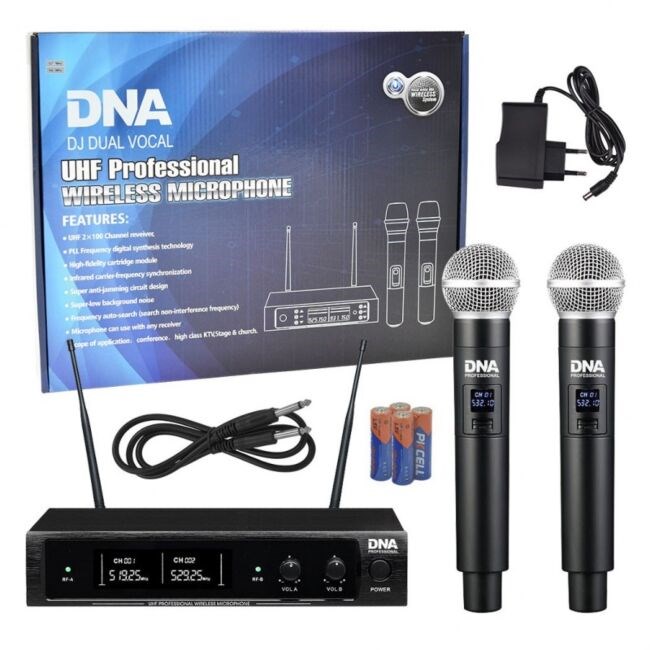 DNA DJ DUAL VOCAL - wireless vocal microphone