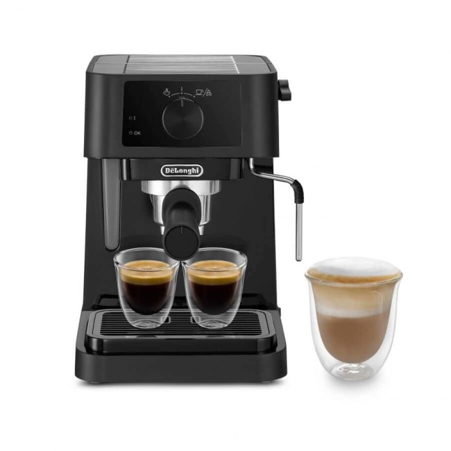 Delonghi | Coffee Maker | EC230 | Pump pressure 15 bar | Built-in milk frother | Semi-automatic | 360 rotational base No | 1100 W | Black