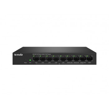 Tenda G0-8G-PoE wired router Gigabit Ethernet Black