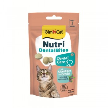 GIMCAT Nutri Dental Bites - cat treats - 40g