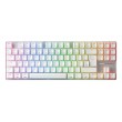 CHERRY MX 8.2 Pro TMR Wireless keyboard Gaming USB + RF Wireless + Bluetooth QWERTZ German Silver, White