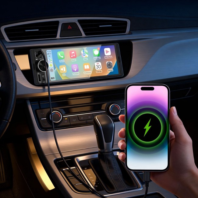 Kruger&Matz KM2016 1DIN CarPlay/AndroidAuto car radio Kruger&Matz KM2016 1DIN CarPlay/AndroidAuto car radio