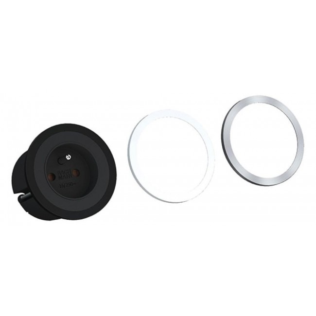 Bachmann 926.001 socket-outlet Type F Black