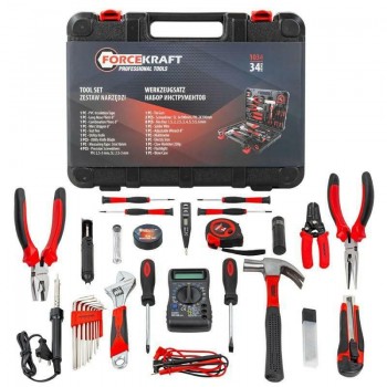 ELECTRICIAN'S TOOL SET 34 pcs. /FORCEKRAFT