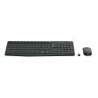 Logitech MK235 keyboard Mouse included USB QWERTY US International Grey