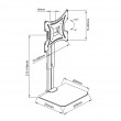 MACLEAN WALL MOUNT FOR TV WITH SHELF MC-451 MACLEAN WALL MOUNT FOR TV WITH SHELF MC-451