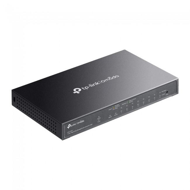 TP-Link Omada ES210GMP network switch Managed Gigabit Ethernet (10/100/1000) Power over Ethernet (PoE) Black TP-Link Omada ES210GMP network switch Managed Gigabit Ethernet (10/100/1000) Power over Ethernet (PoE) Black