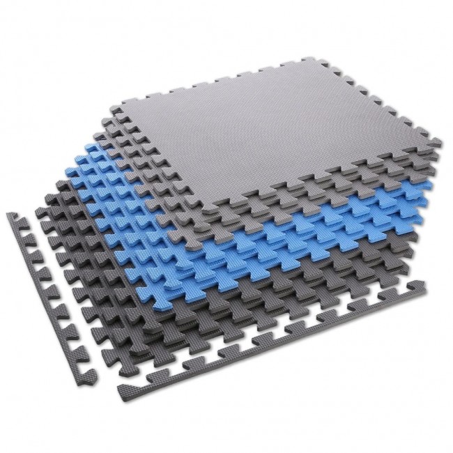 Puzzle mat multipack One Fitness MP10 blue-grey Puzzle mat multipack One Fitness MP10 blue-grey