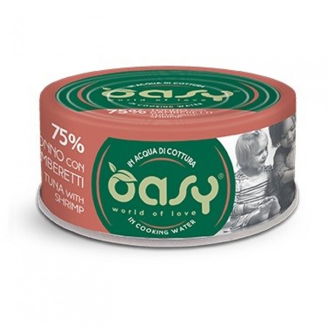 OASY More Love Tuna with shrimp - wet cat food - 70g