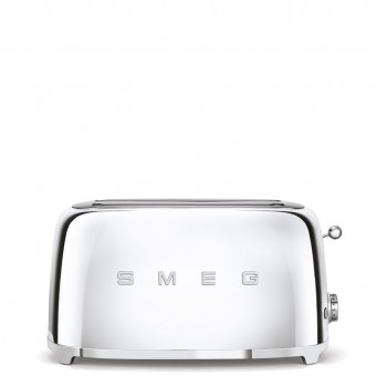 toaster 4 slices chrome