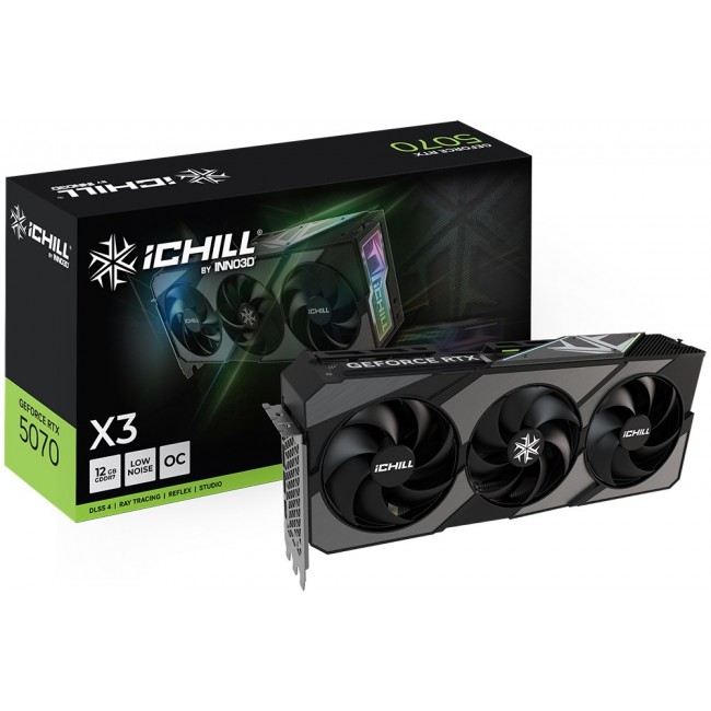 INNO3D iChill GeForce RTX 5070 X3 NVIDIA 12 GB GDDR7 INNO3D iChill GeForce RTX 5070 X3 NVIDIA 12 GB GDDR7