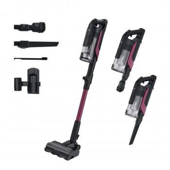 Hoover HF610HX 011 Stick vacuum Battery Dry EPA Bagless 0.7 L 650 W Magenta 4 Ah