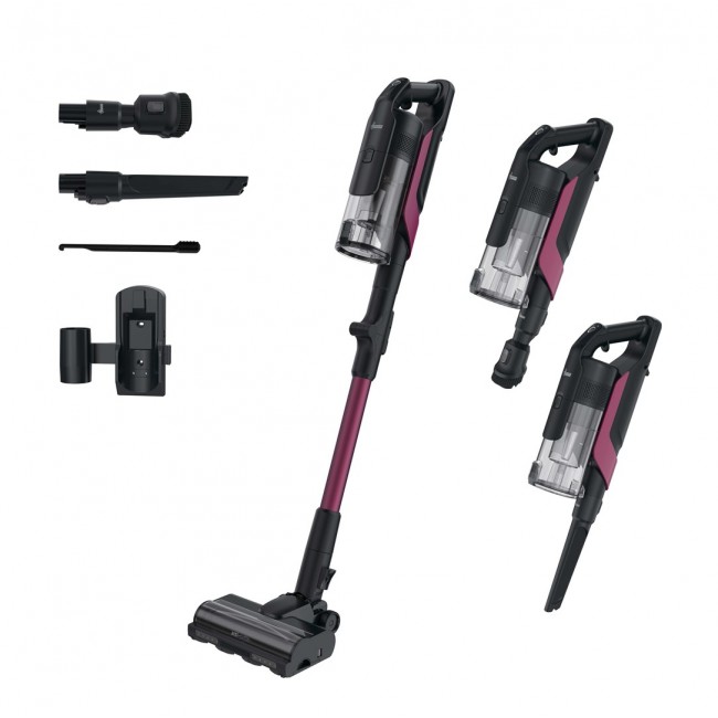 Hoover HF610HX 011 Stick vacuum Battery Dry EPA Bagless 0.7 L 650 W Magenta 4 Ah