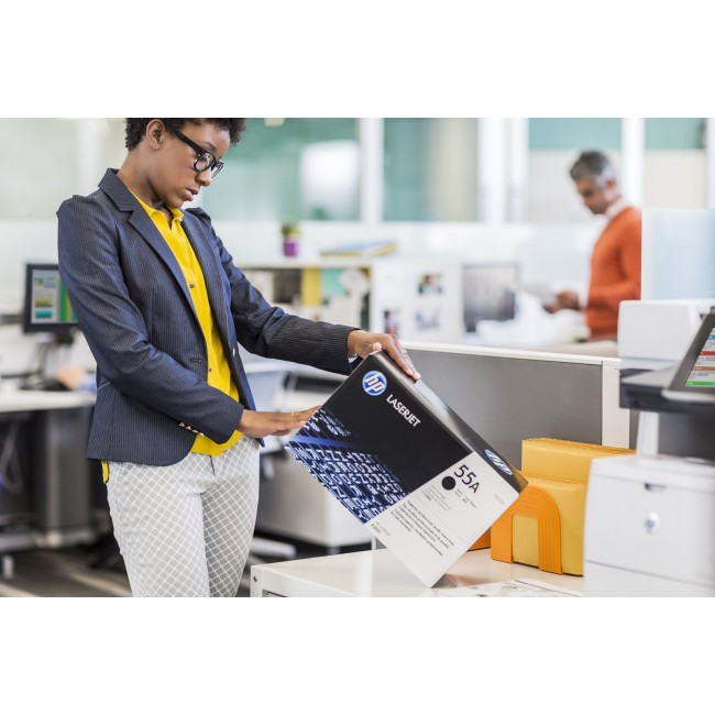 HP 55A Black Original LaserJet Toner Cartridge